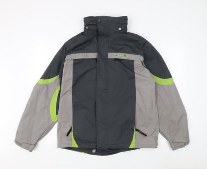 Mens UK Size S Mountainlife Multicoloured Windbreaker Coat