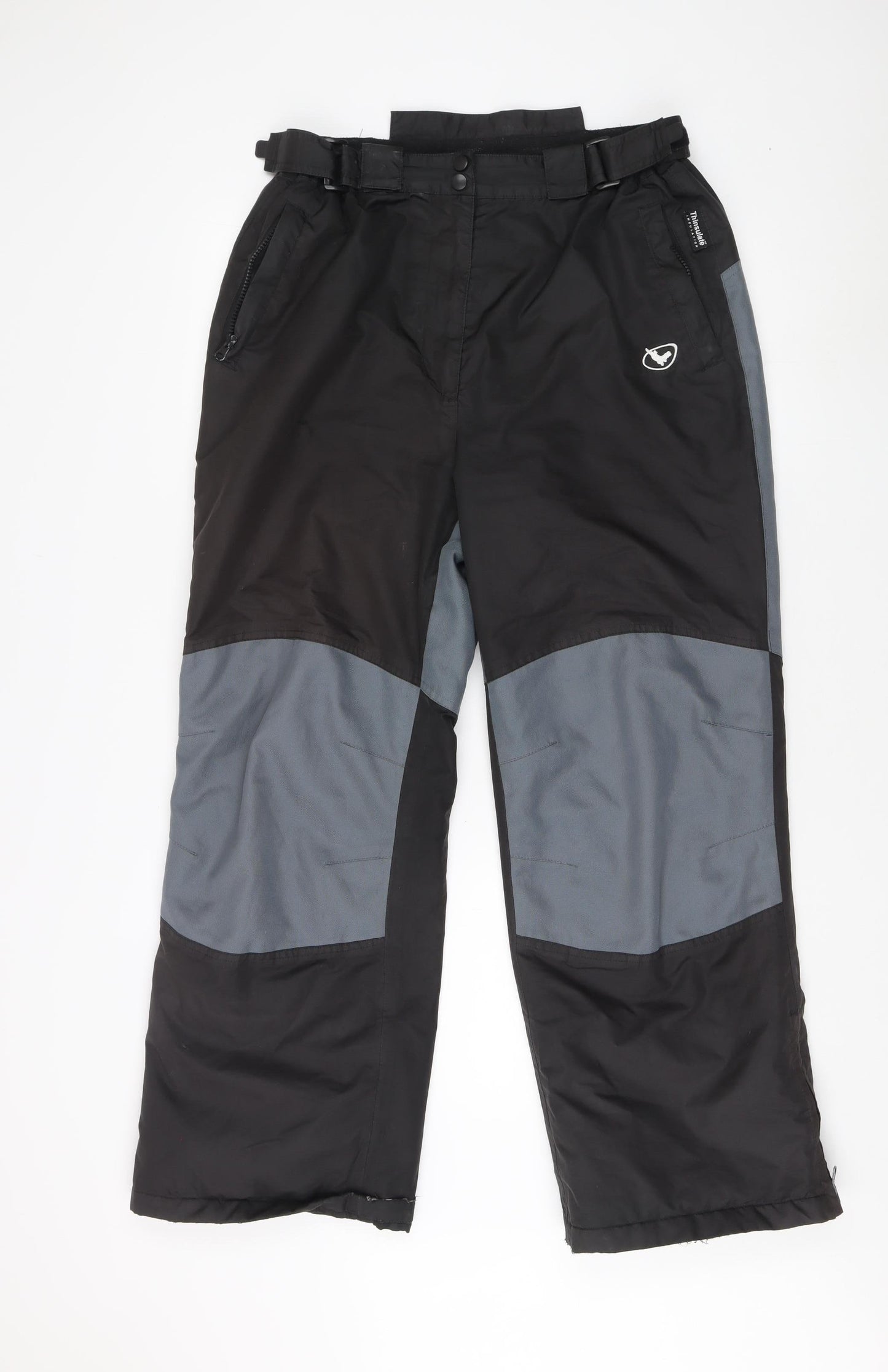 Unitech Men's Black Snow Pants, Size 14, Insulated