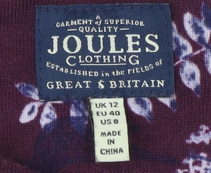 Womens UK Size 12 Joules Multicoloured Tunic Blouse