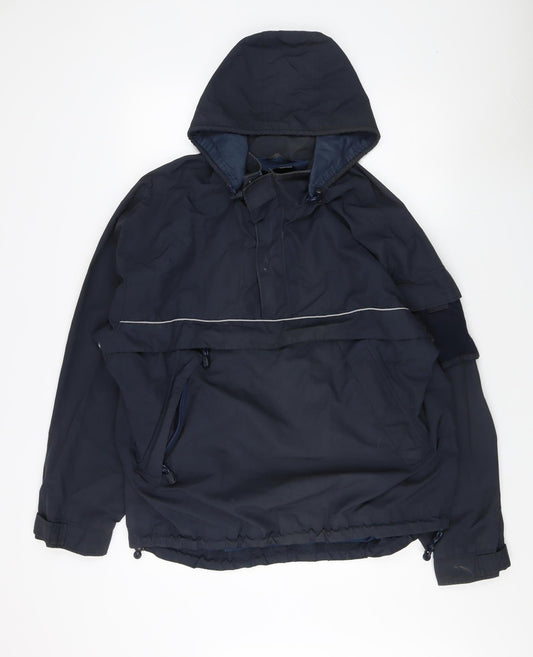 Mens UK Size L Gap Blue Pullover Hoodie