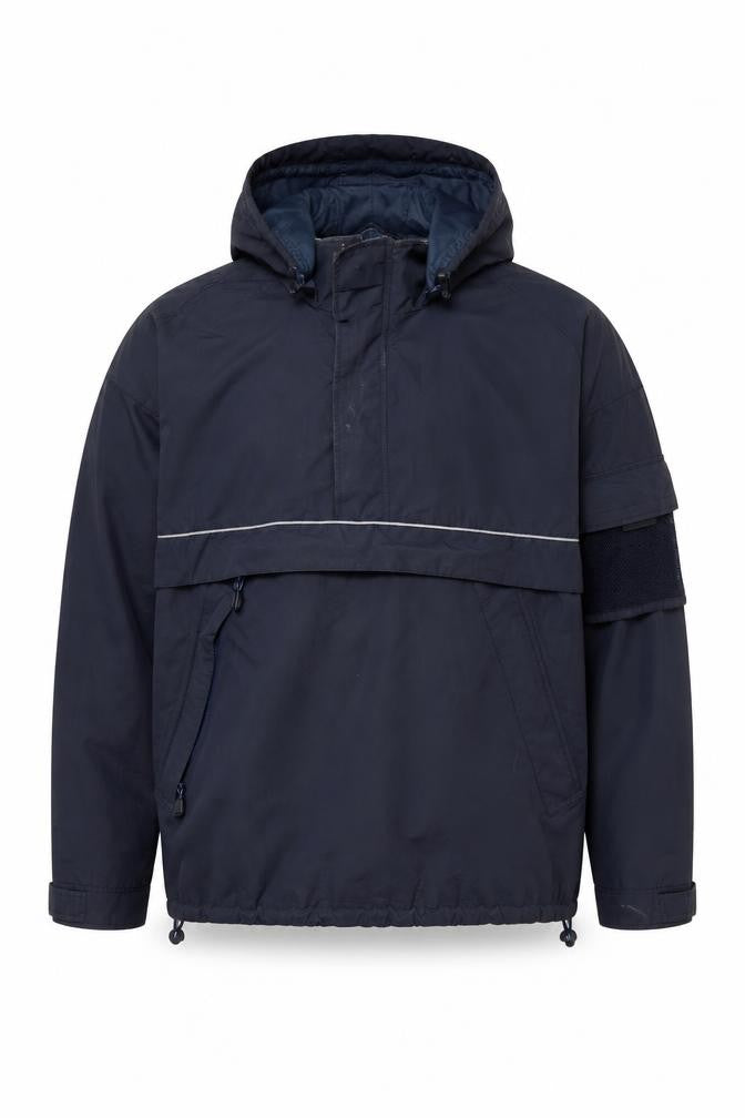 Gap Men's Blue L Pullover Hoodie, Hooded, Relaxed Fit