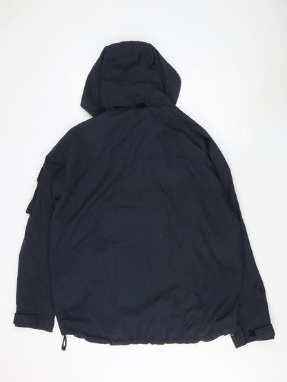 Mens UK Size L Gap Blue Pullover Hoodie
