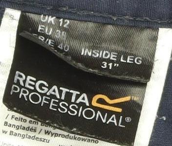 Regatta Professional Men's Navy Cargo Trousers Size 12
