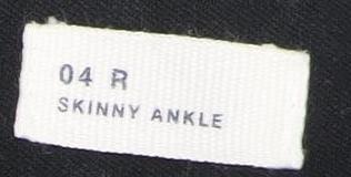 Womens UK Size 4 Regular Gap  Ankle Black Trousers