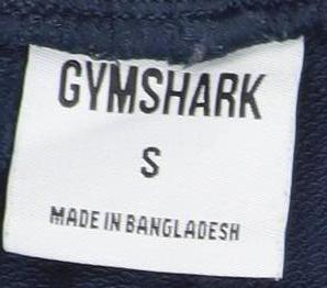Gymshark Men's Blue Jogger Track Pants Size S - Excellent