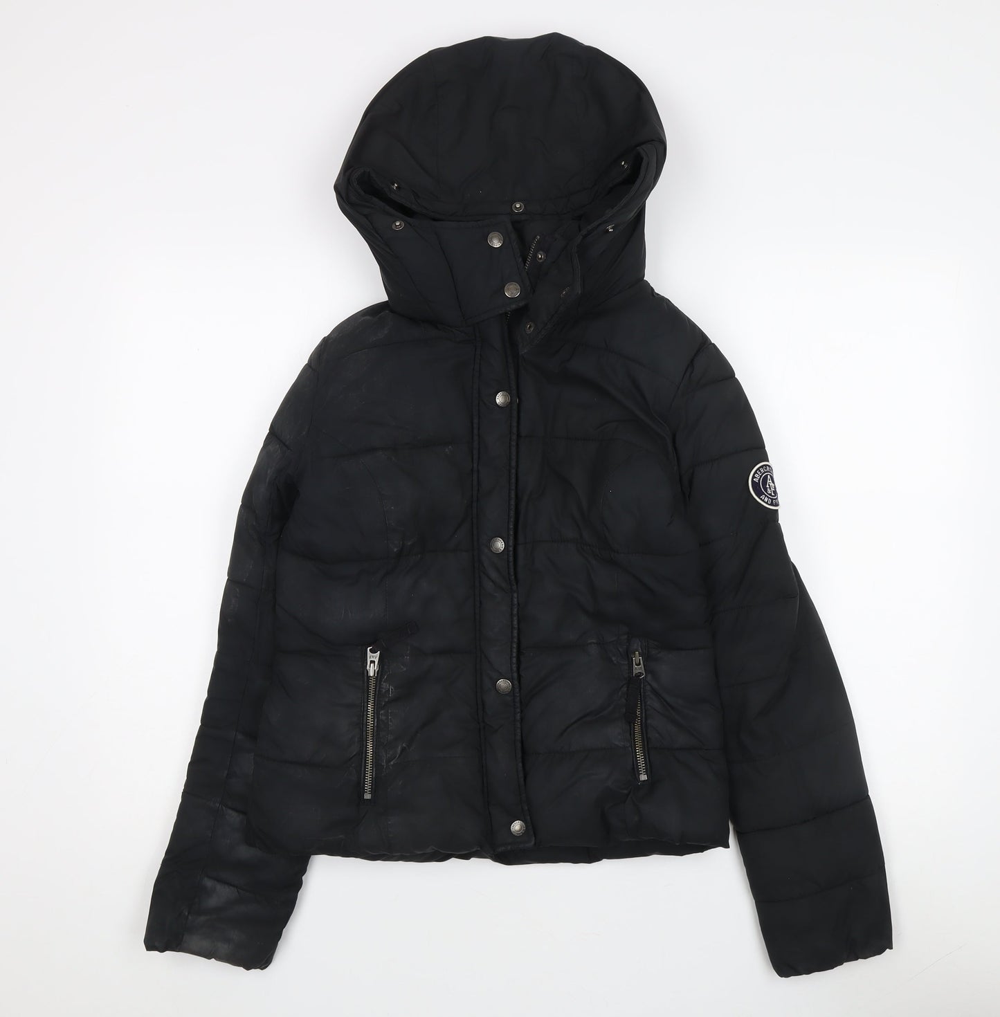 Abercrombie & Fitch Women's Black Puffer Jacket S