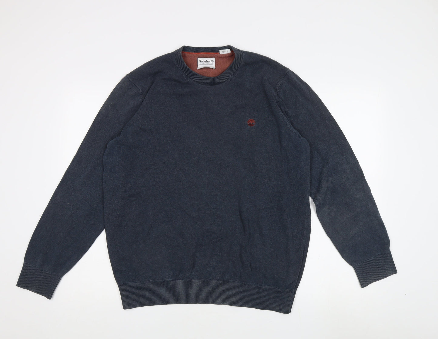 Timberland Men's Blue Pullover Jumper Size L