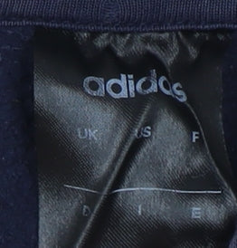 Adidas Boys Blue Full Zip Hoodie L Sportswear Casual