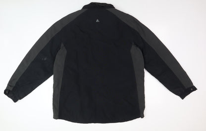 Mens UK Size L One Valley Black Basic Jacket