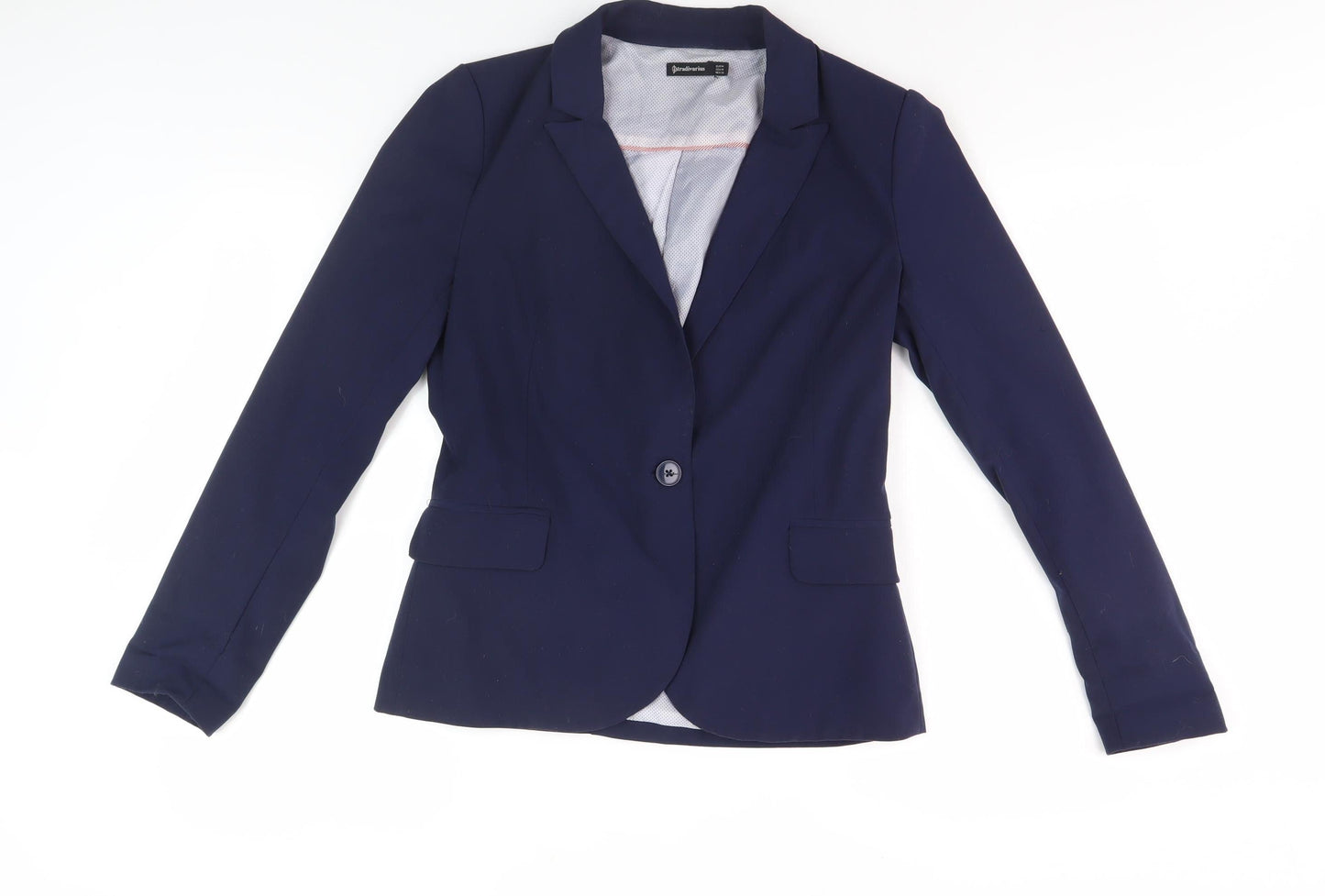 Womens UK Size 12 Stradivarius Blue Basic Jacket