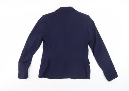 Womens UK Size 12 Stradivarius Blue Basic Jacket