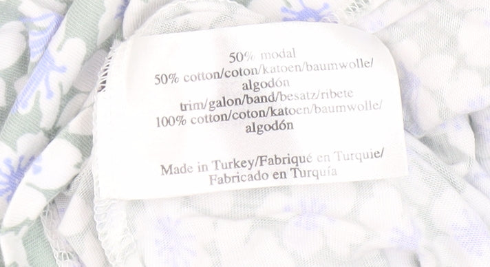 Womens UK Size 12 Laura Ashley Green Basic T-Shirt