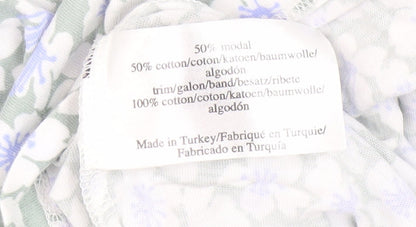 Womens UK Size 12 Laura Ashley Green Basic T-Shirt