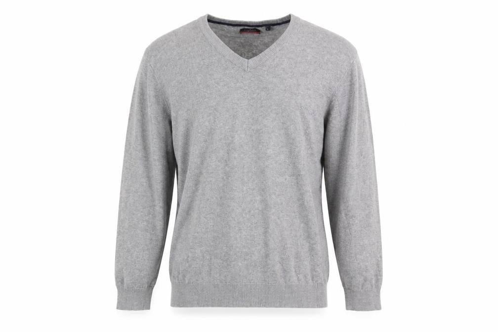 Mens UK Size L Pierre Cardin Grey Pullover Jumper