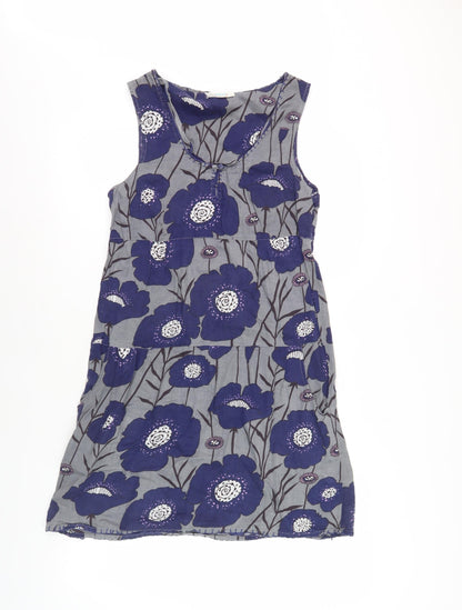 White Stuff Women's Floral Shift Dress Multicoloured Size 12