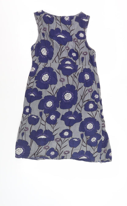 White Stuff Women's Floral Shift Dress Multicoloured Size 12