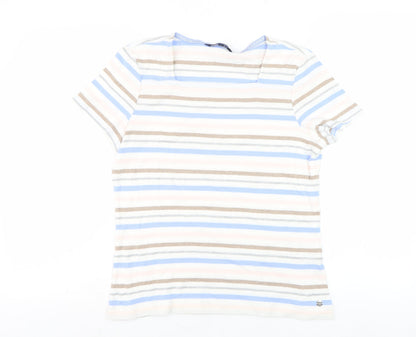 Womens UK Size 14 Maine Multicoloured Basic T-Shirt