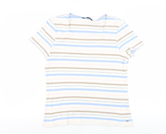 Womens UK Size 14 Maine Multicoloured Basic T-Shirt