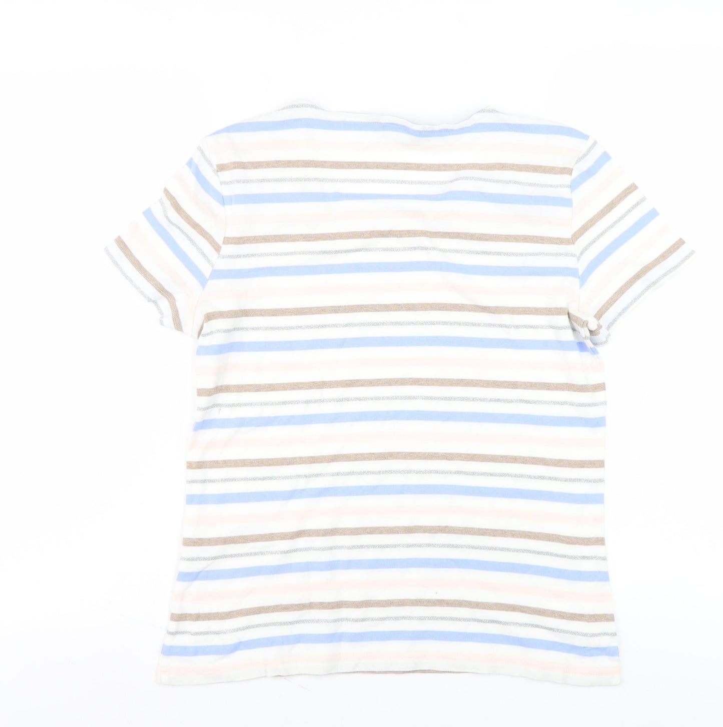 Womens UK Size 14 Maine Multicoloured Basic T-Shirt