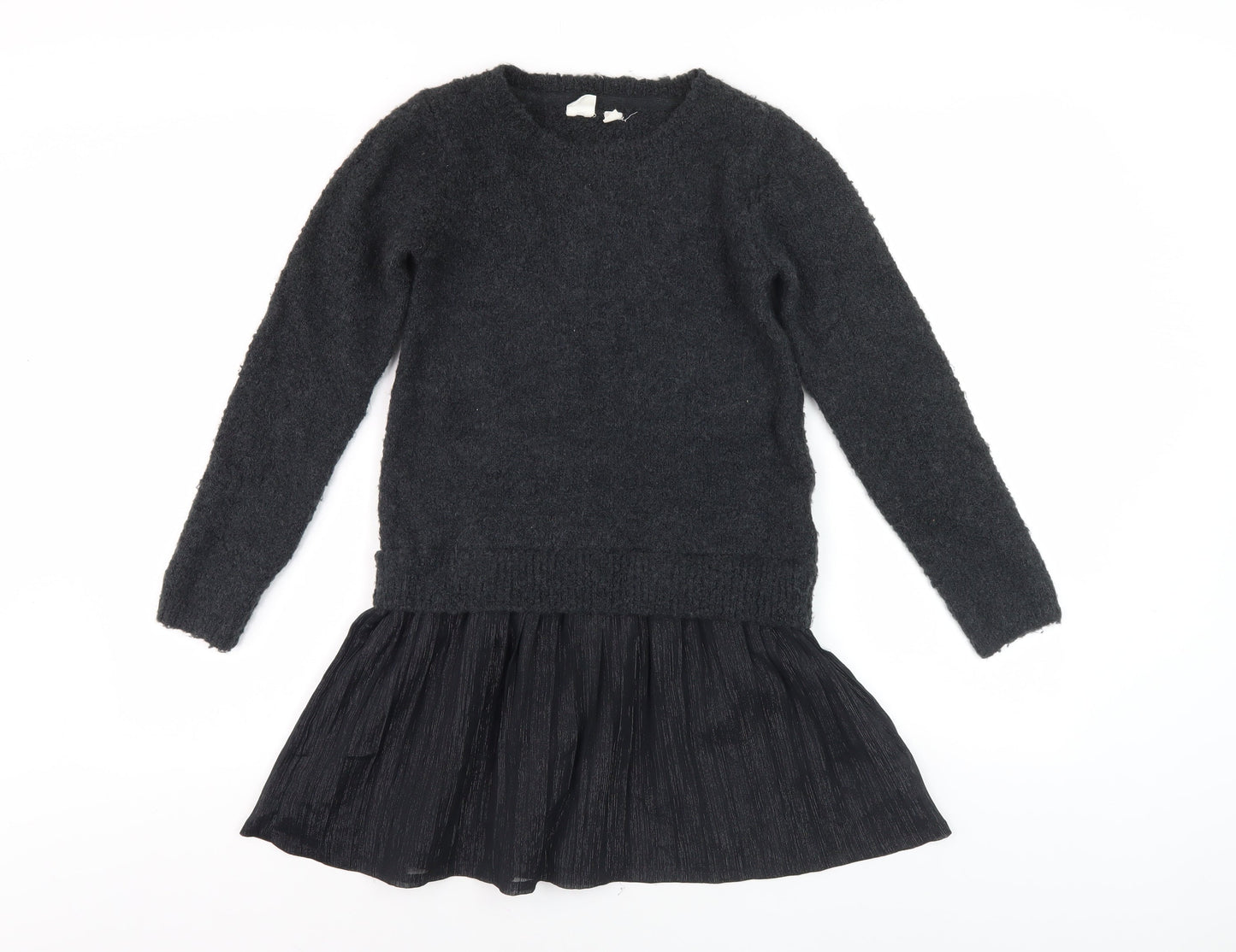 GAP Kids Girls Black Long Sleeve Dress, 10-11 Years
