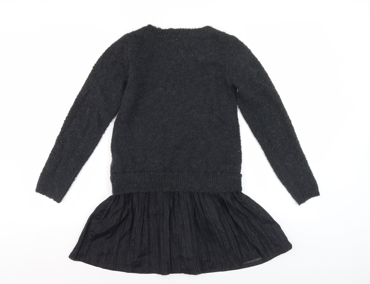 GAP Kids Girls Black Long Sleeve Dress, 10-11 Years
