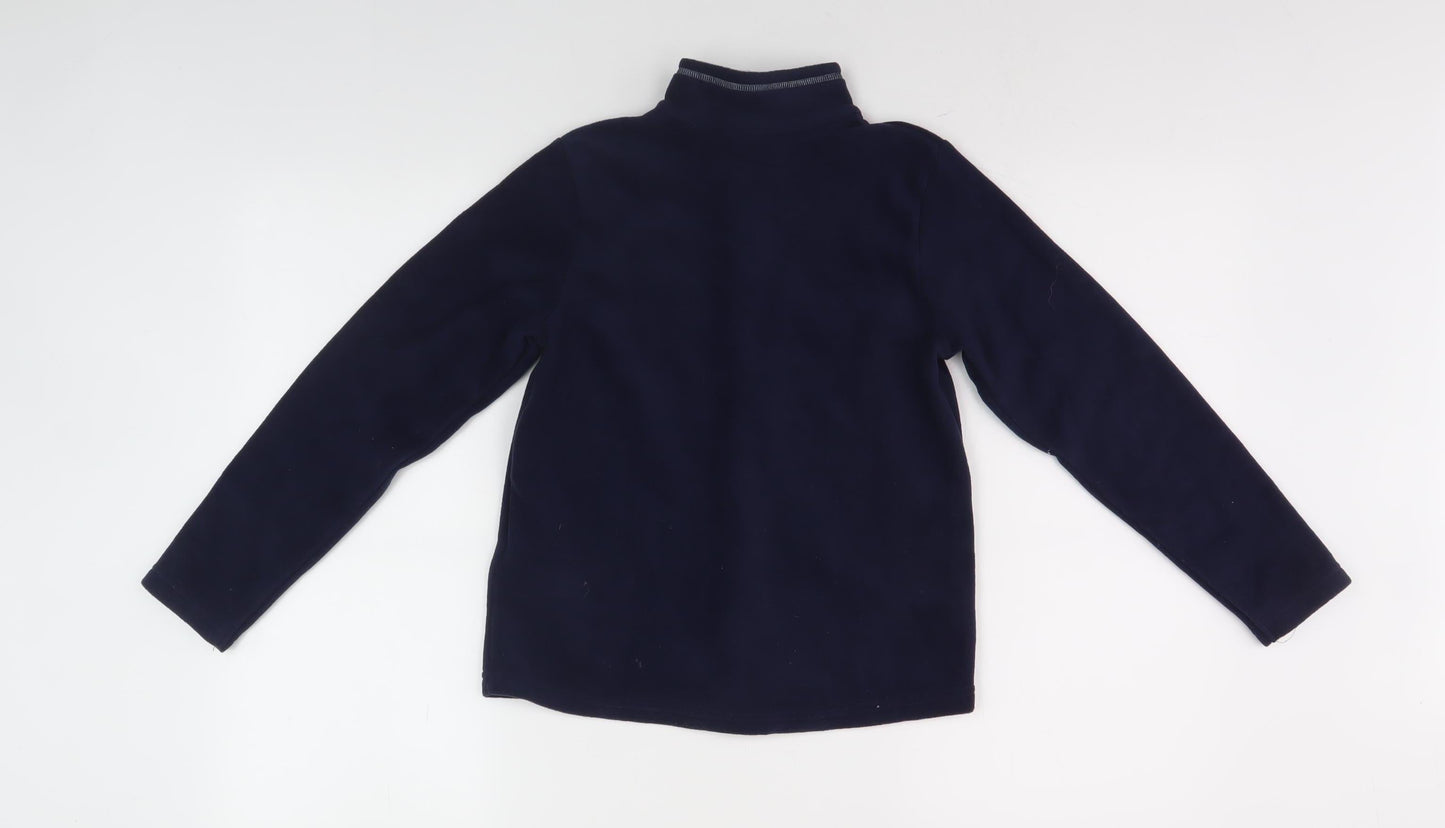 Decathlon Boys Blue Fleece 1/2 Zip Sweatshirt, 9-10 Years