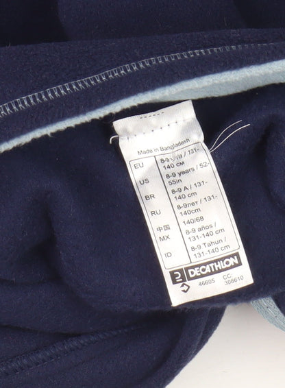 Decathlon Boys Blue Fleece 1/2 Zip Sweatshirt, 9-10 Years