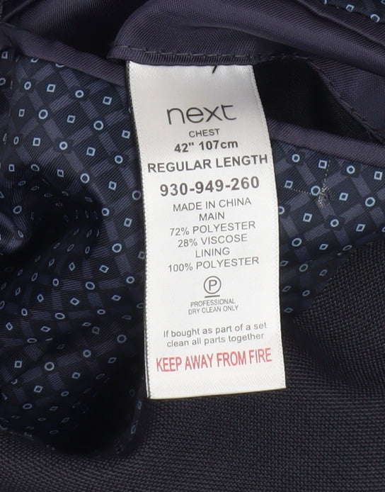 Mens UK Size 42 in NEXT Grey Basic Jacket