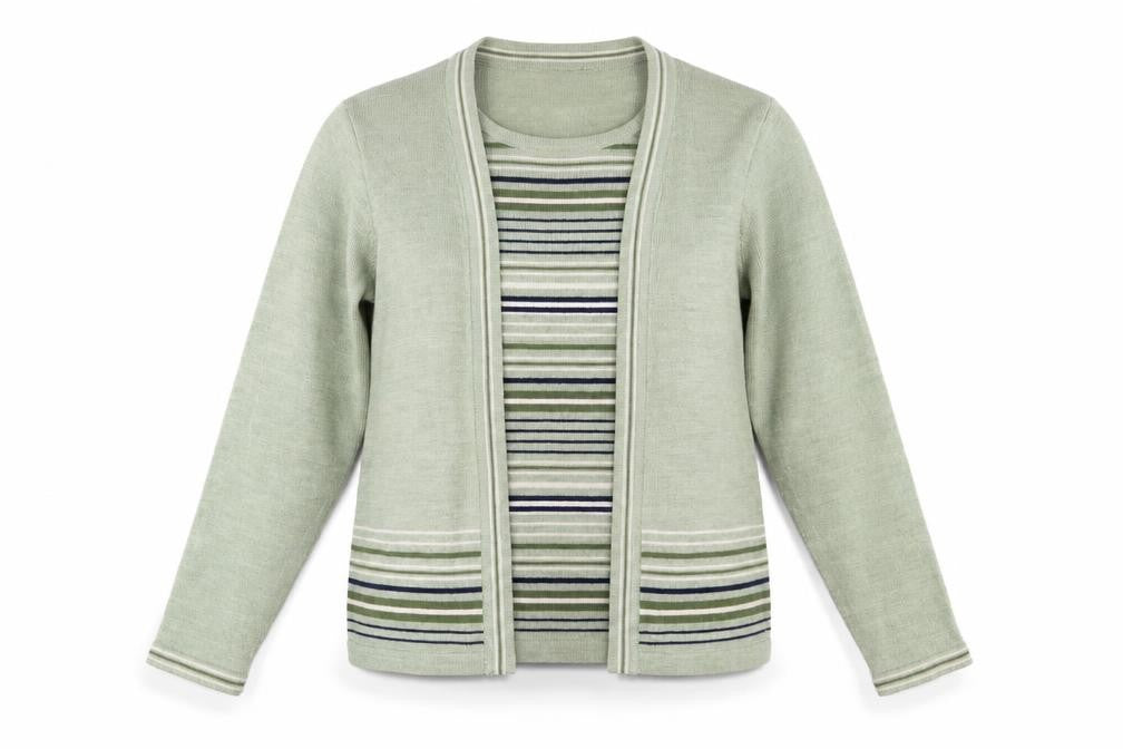 Womens UK Size M Honor Millburn Green Cardigan Jumper