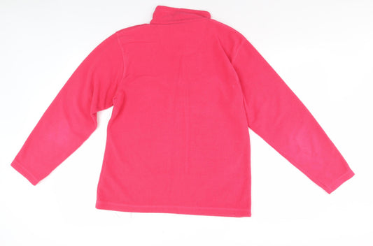 Regatta Women's Pink Zip Sweatshirt Size 12 Fleece
