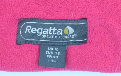 Regatta Women's Pink Zip Sweatshirt Size 12 Fleece