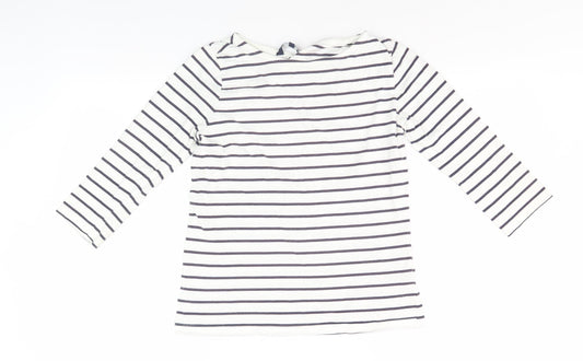 Womens UK Size 8 Crew Clothing Company White Basic T-Shirt
