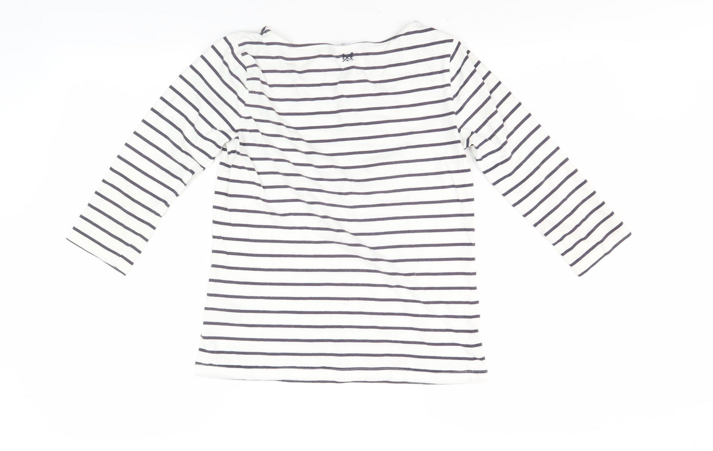 Womens UK Size 8 Crew Clothing Company White Basic T-Shirt