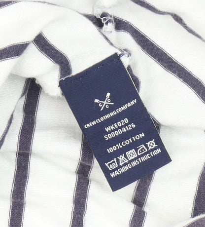 Womens UK Size 8 Crew Clothing Company White Basic T-Shirt