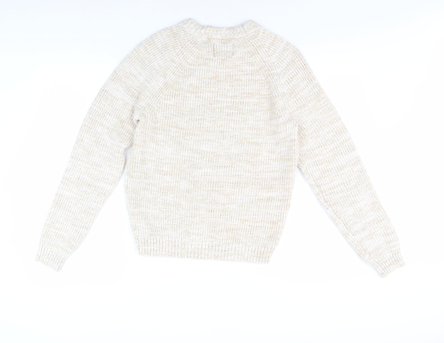 Womens UK Size S Hollister Beige Pullover Jumper