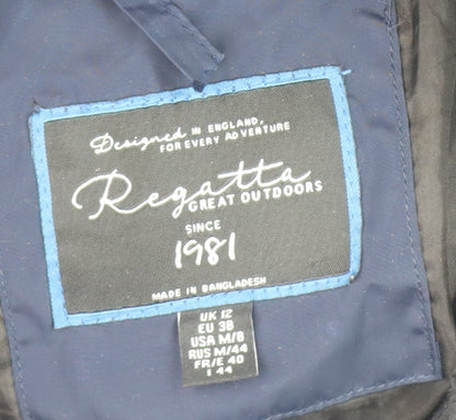 Womens UK Size 12 Regatta Blue Puffer Jacket