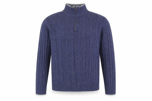 Daniele Bla Men's Blue Small Pullover Jumper