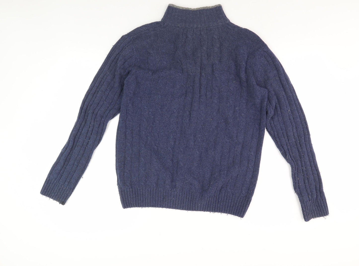 Daniele Bla Men's Blue Small Pullover Jumper