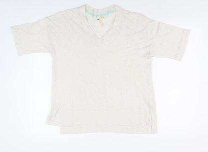 Womens UK Size UK 10 No Data Ivory Pullover Jumper
