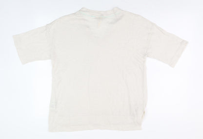 Womens UK Size UK 10 No Data Ivory Pullover Jumper