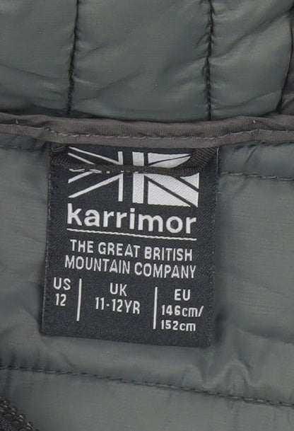 Karrimor Boys Black Puffer Jacket 11-12 Years Winter
