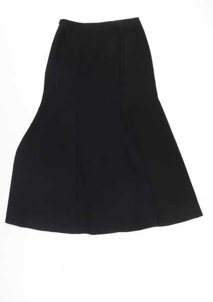 Laura Ashley Women's Black Skirt Size 8