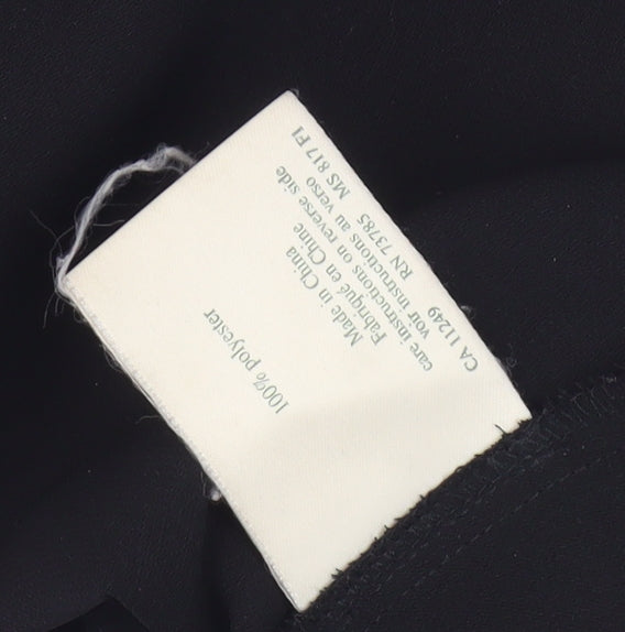 Laura Ashley Women's Black Skirt Size 8