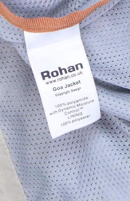 Mens UK Size M Rohan Beige Basic Jacket