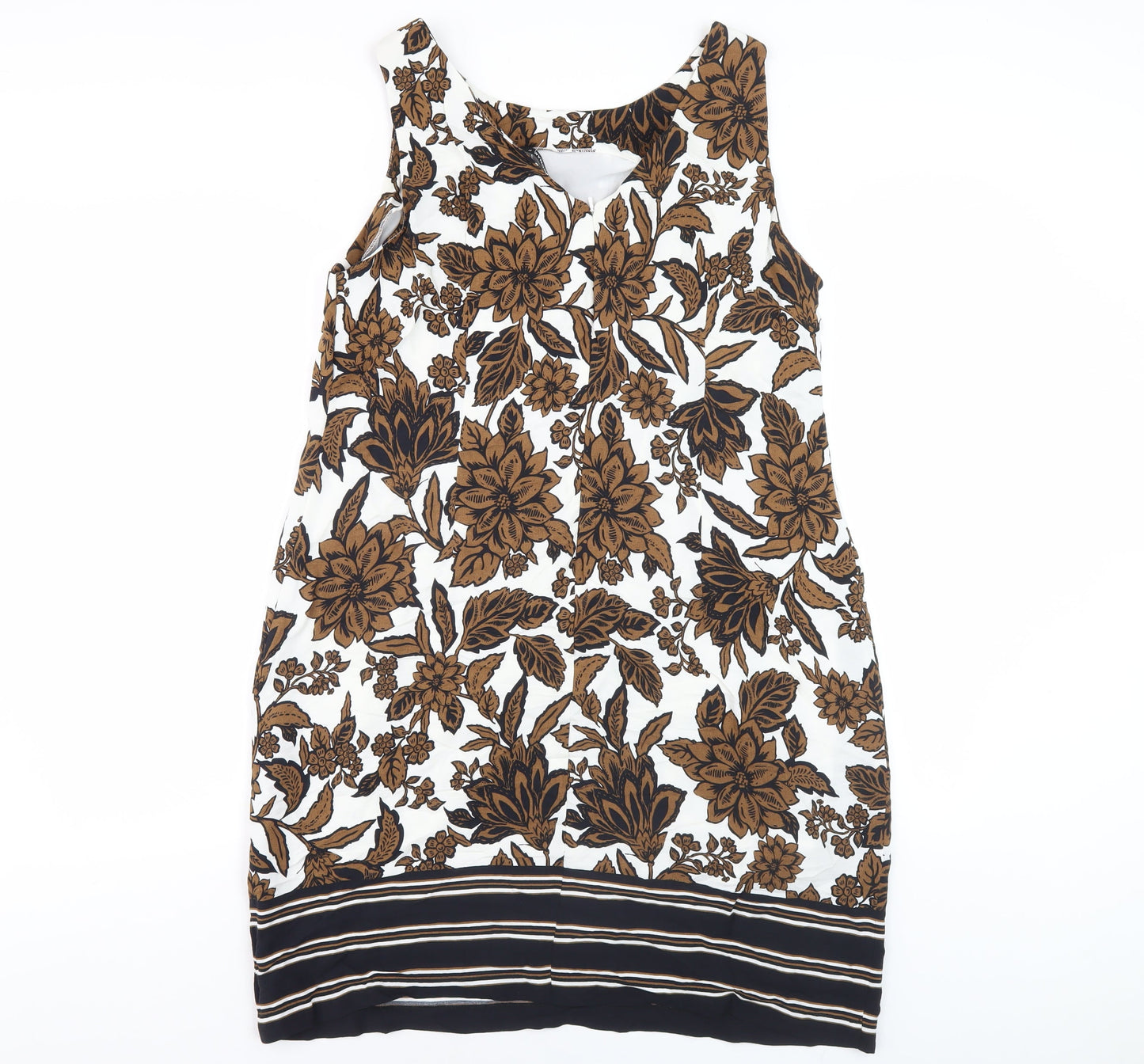 Roman Women's Floral Multicoloured Dress, Size 12