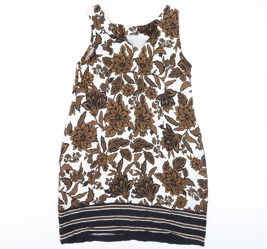 Roman Women's Floral Multicoloured Dress, Size 12