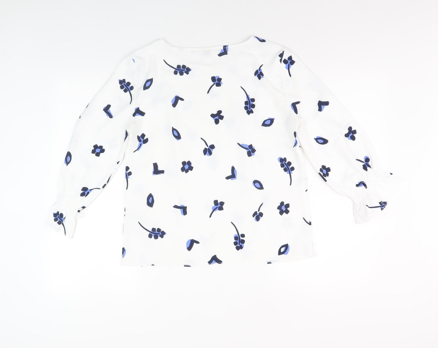 Womens UK Size 8 French Connection White Basic Blouse