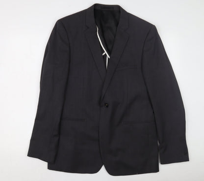Mens UK Size 42 Reiss Regular Grey Suit Jacket
