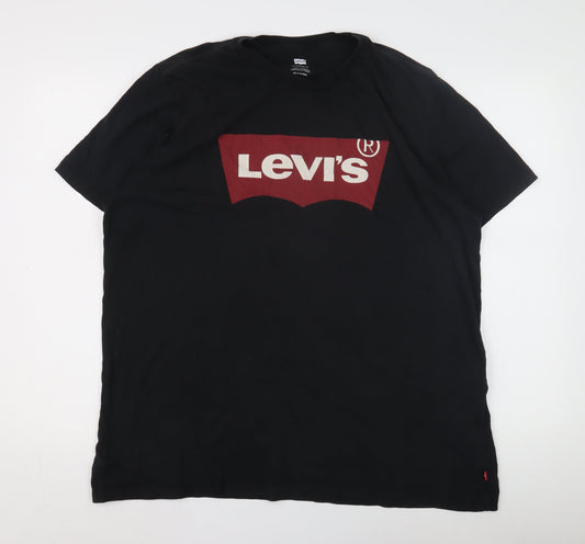 Levi's Men's Black T-Shirt 2XL