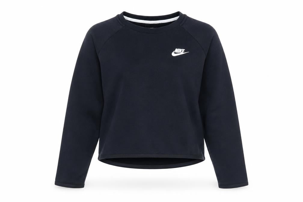 Womens UK Size M Nike Black Pullover Sweatshirt